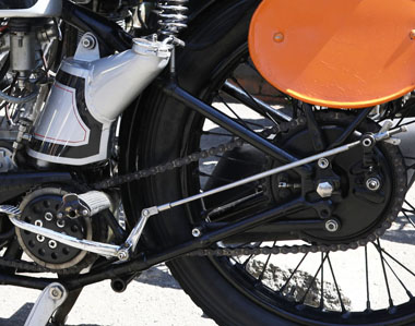 Mid 1930s Works Bike Rear Wheel